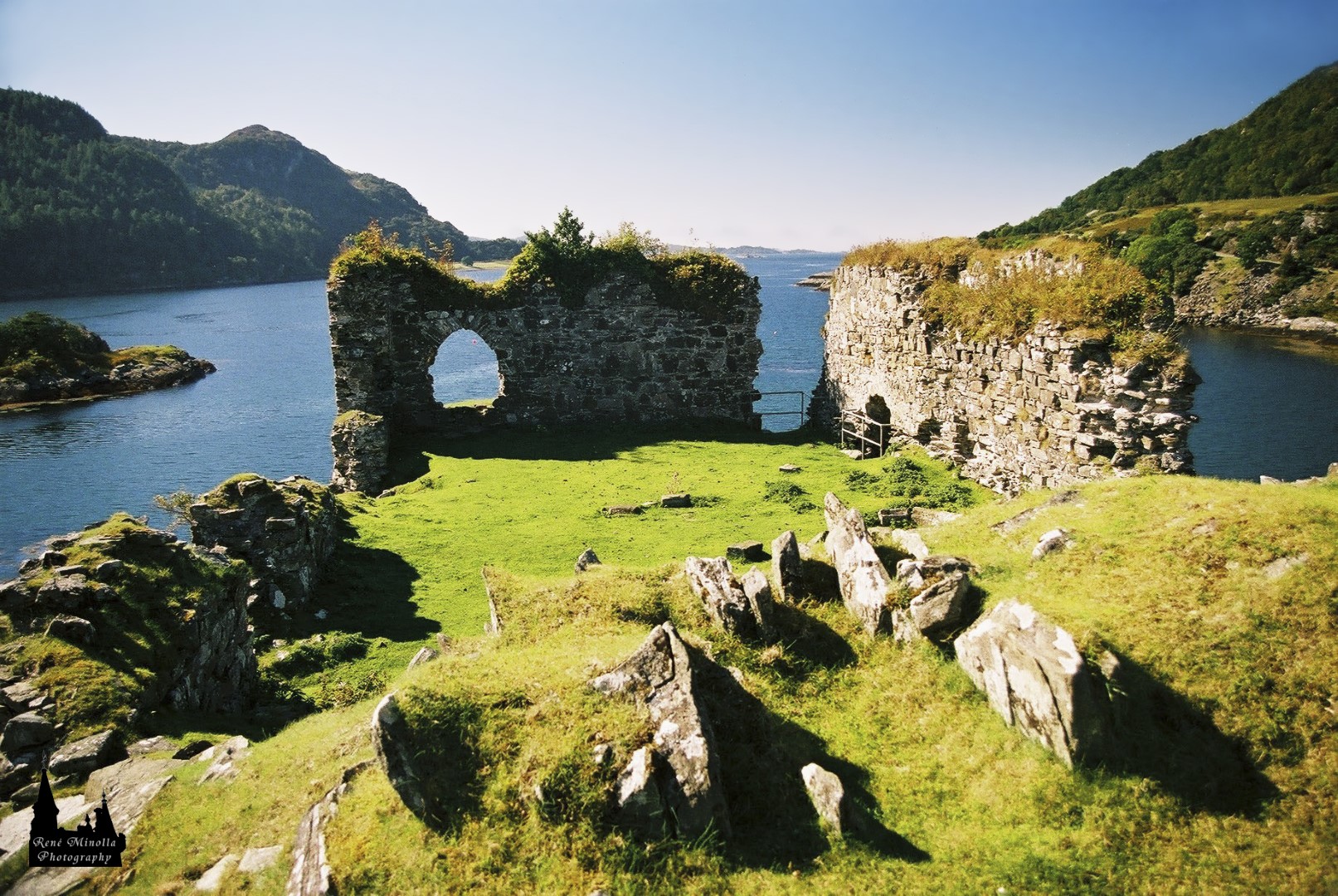 Strome Castle, Strathcarron, Schottland